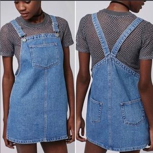 Topshop overall dress